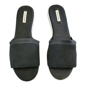 Alex Marie Casperi Black Stretch Fabric Slip On Sandals Women's  Size‎ 6.5M